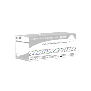 Suture material (PTFE polytetrafluoroethylene monofilament) 5/0 cutting OLYMP