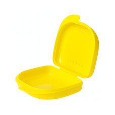 Retainer (box) for mouthguards, size L (44х70х80мм) JD Yellow