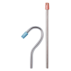 Disposable saliva aspirators, transparent with colored nozzles, 100 pcs