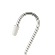 Disposable saliva aspirators, transparent with a white spout, 100 pcs