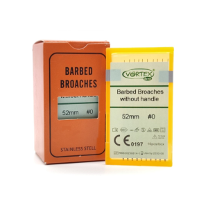 Пульпоэкстракторы No0, 52 мм, 10 шт, Vortex