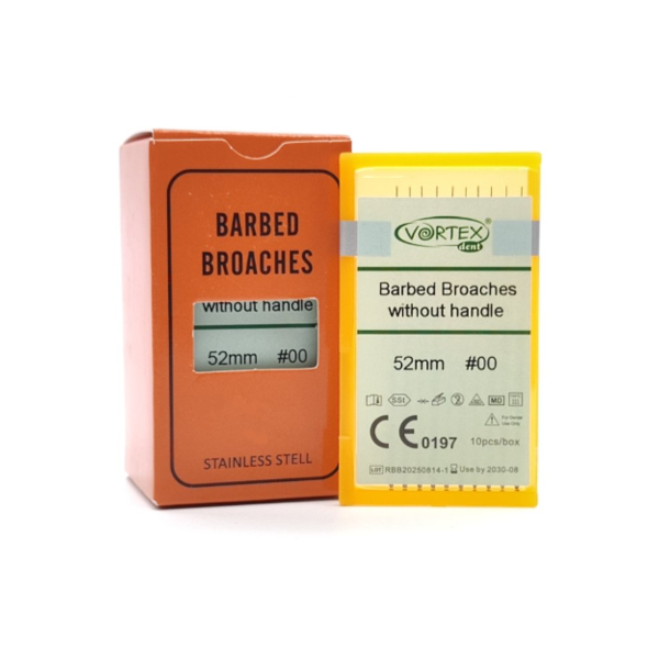 Pulp extractors No. 00, 52 mm, 10 pcs, Vortex