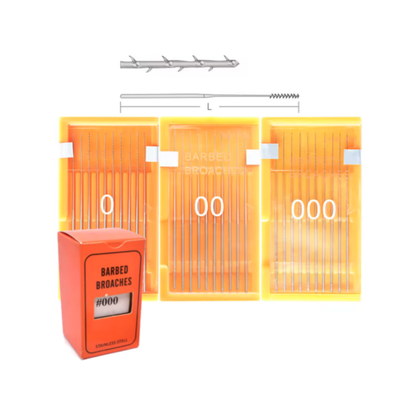 Pulp extractors No. 000, 52 mm, 10 pcs, Vortex