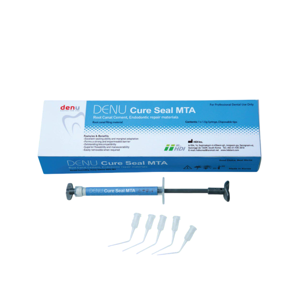 МТА BIO Био МТА (DENU CURE SEAL MTA) эндодонтический цемент, шприц 1,5 г, HDI