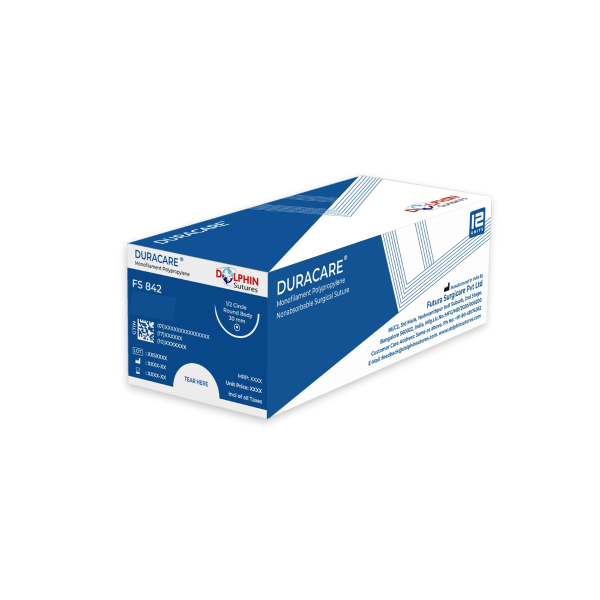 Suture material - Polypropylene (Dolphin Sutures) 4/0 cut.