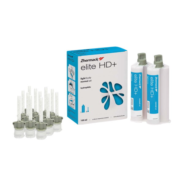 Elite HD Light Body Normal Set (2х50ml), Еліт АШ ДІ, Еліт НД, А-Силікон низькою в'язкості