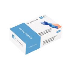 GoldenTouch® Nitrile Gloves Blue - M