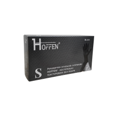 Nitrile gloves HOFFEN Black (3.2g) - S