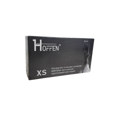 Nitrile gloves HOFFEN Black (3.2g) - XS