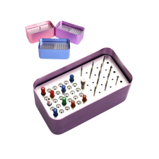 JA 01113 Эндобокс алюминиевый 30 инструментов 25fg+5ra ПУРПУРНЫЙ