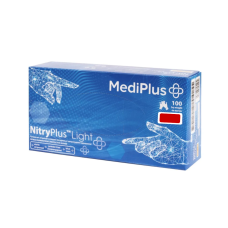 Рукавички нітрилові NitryPlus light сині L