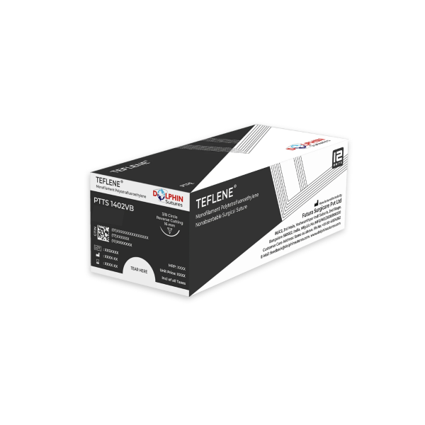 Suture material - PTFE (Dolphin Sutures) 4/0 col.