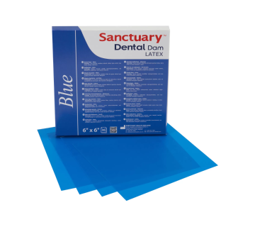 Rubber dam latex, blue ordinary without smell, 152mm 152mm