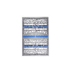 SIM-80\10 Tray for instrument sterilization TYPE 4 (10 instruments) BLUE