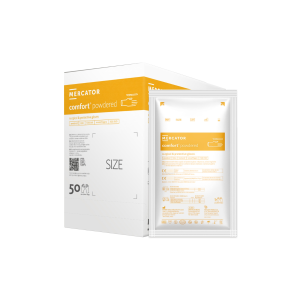 Gloves Mercator COMFORT POWDERED latex, sterile, powdered, surgical 6.5 1pc