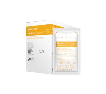 Gloves Mercator COMFORT POWDERED latex, sterile, powdered, surgical 7.5  1pc