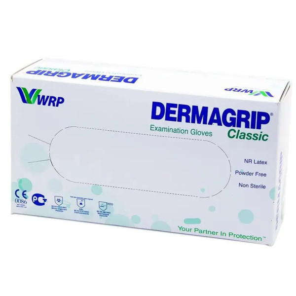 Перчатки латексные ДермаГрип Классик DermaGrip Classic WRP ХL 50 пар