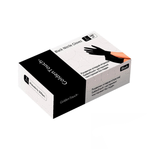 Рукавички нітрилові "GoldenTouch" Чорні - L 