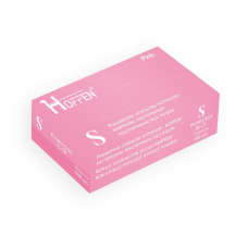 Перчатки нитриловые HOFFEN Розовый бледный – S