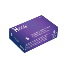 Перчатки нитриловые HOFFEN текстурированные КОБАЛЬТ S