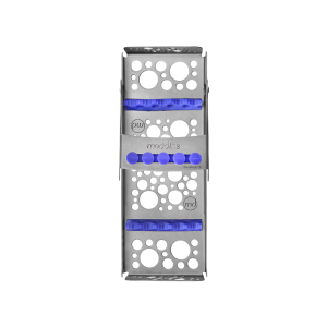 SIM-80\c\5 Cassette for sterilization (5 instruments) blue