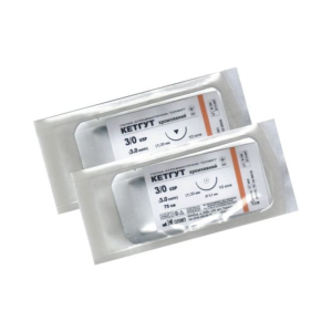 Suture material (catgut chrome) 3/0 barbed