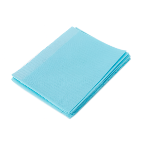 Нагрудники стоматологические, салфетки медицинские 50 шт/уп. ГОЛУБЫЕ