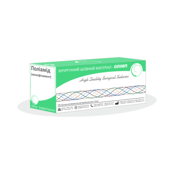 Шовный материал полиамид 5/0 режущий фото 2