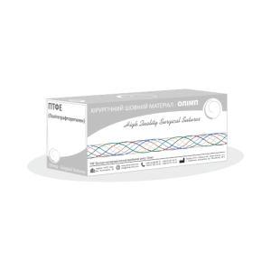 Suture material (PTFE polytetrafluoroethylene monofilament) 5/0 cutting OLYMP