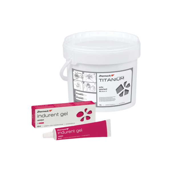 TITANIUM 5кг + 2 шт. INDURENT GEL 60мл. Титаниум C-силикон